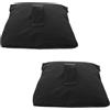 Yardwe 2 Pezzi Sacchi Ponderati Regolabili per Reti Sportive Oxford Nero 34x23x2 Cm Resistenti alle Intemperie per Porte da Calcio e Allenamenti All'aperto