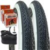 Generico KIT 2 COPERTONI 2 CAMERE D'ARIA BICI 20 X 1.75 47-406 VALVOLA ITALIA