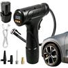 Yongany Pompa ad aria Con LED, Ricaricabile, Kit di Spegnimento Automatico Compatto | Pompa ad aria portatile per pneumatici auto Per Bici Palle Gonfiabili Auto Camion SUV Camper Outdoor