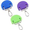 Zerodeko 3 Pezzi Clip di Fissaggio per Attrezzatura Kayak con Moschettone | Compatibile con Corda Elastica e Coperta, Aggancio Rapido per Acqua, Supporto ad Alta Resistenza