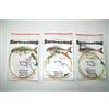 Piranha Fishing Line SURFCASTING Set Tre TERMINALI MIMETICI 1AMO Pesca in Mare MORMORE SARAGHI ORATE