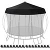 Gitekain Copertura Per Trampolino Anti-UV Antistrappo Universale Impermeabile