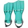 Wswqop Subacquee Regolabili Pinna Nuoto Pinna Immersione Snorkeling in Gomma TPE con Letto Ammortizzato per Comfort Prolungato Adatte per Allenamento Viaggio , Ciano , L 43-46
