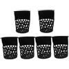 UKCOCO 6 Pezzi Tasca da Biliardo in PVC Rete per Tavolo da Biliardo Nera 16x14x11cm e Pool Table