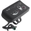 Naroote Display LED per Bicicletta Elettrica S810, Interfaccia Impermeabile con Guscio in Plastica con Funzione di Memoria dell'ingranaggio, per Controller JN 36V 48V, Kit Motore Bici Elettrica