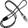 Luxshiny Cinghia Regolabile in Poliestere e Plastica Neri per Guanti da Sci Clip Resistente Anti-smarrimento per Sport All'aperto e Snowboard