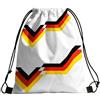 Eichenherz Sacca da palestra della Germania, colore nero, rosso, oro, 32 x 41 cm, design