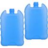 HEMOTON 2 Pezzi Blocchi di Ghiaccio Riutilizzabili PE Blu, Ice Cooling Pack per Lunch Box e attività all'Aperto