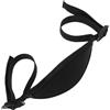 POPETPOP Cinturino per Maschera da Sub in Scr e Nylon Nero con Fibbia Regolabile, Fascia Elastica Spessa per Snorkeling e Nuoto, Previene L'aggrovigliamento dei Chioma