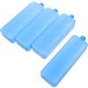 Healeved 4 Pezzi Contenitore di Raffreddamento Cooler Ice Case | Atmosfera Estiva, Scatola per Ghiaccio Freezer, Contenitore Ghiaccio Isolante, Ghiaccini Freezer Riutilizzabili