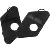 COOLHIYA Rest Freccia per Arco Ricurvo, Plastica, 2 Pezzi, Nero | Uso Arcieristico, Profilo Stabile ed Ergonomico, per Destrimani, Adatto a Frecce e Archi Ricurvi