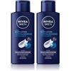 Beiersdorf NIVEA MEN Lozione per il corpo rivitalizzante, crema per il corpo non grassa con vitamina E, ad assorbimento rapido e rinfrescante, per pelli normali (250 ml) (Confezione da 2)
