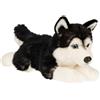 Uni Toys Uni-Toys - Husky nero, in posizione sdraiata - 41 cm (lunghezza) - Cane di peluche - Giocattolo di peluche, pupazzo
