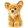 Uni Toys Uni-Toys - Chihuahua marrone, in posizione seduta - 18 cm (lunghezza) - Cane in peluche - Giocattolo di peluche, pupazzo
