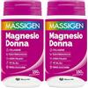 Massigen Magnesio Donna - Integratore in Polvere con Magnesio, Collagene, Eleuterococco, Acido Folico e Vitamine B6 e B12, Supporto Energia e Sistema Nervoso, Senza Zuccheri, Barattolo da 150 g