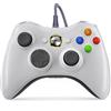 VOYEE Controller Xbox 360 controller, cavo USB per PC e Xbox 360 bianco