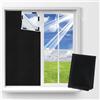 letuxaamz Tenda Oscurante Finestra, 100x145 CM Tende Oscuranti Per Finestre, Tenda Oscurante Per Finestra Senza Foratura con Ventose, Senza Foratura Portatile Tende Oscuranti Per Ufficio E Studio