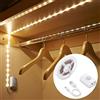 OriFiil, striscia luminosa a LED con sensore di movimento, striscia luminosa da 2 m, ricaricabile tramite USB, luce notturna per camera dei bambini, cucina, illuminazione per armadio (bianco caldo)