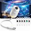 Generic Proiettore di luce notturna olografica 5D 2 in 1 alimentato tramite USB, lampada dinamica HD con 3 6 12 24 diapositive di proiezione, luce decorativa regolabile a 360 gradi per camera da letto dei