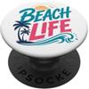 The Aqua Cottage Vita da spiaggia PopSockets PopGrip Adesivo