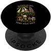 Botany Mushroom Plant Lover Dark Humor G Tutte le piante sono commestibili alcune solo una volta teschio di funghi vintage PopSockets PopGrip Adesivo