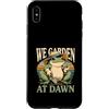 Frog Gardening Morning Gardeners Custodia per iPhone XS Max We Garden At Dawn Frog Giardinaggio Mattina