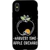 Apple Picking Season Fall Harvest Autumn Custodia per iPhone X/XS Tempo di raccolta Mele Frutteto di mele Picker Giorno della raccolta delle mele