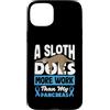 Diabetic Gifts Women Men Diabetes Awaren Custodia per iPhone 15 Plus Un bradipo fa più lavoro del mio pancreas diabetico diabetico