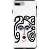 Bahaa's Tee Custodia per iPhone 7 Plus/8 Plus Abstract Modern Woman Face Eyes Art Illustration Graphic