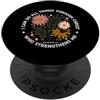 Boho Flowers Philippians 4:13 Bible Vers Posso fare tutte le cose attraverso Christ Christian Wildflowers PopSockets PopGrip Adesivo