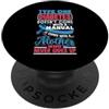 Diabetes Awareness Shirt Diabetic Gifts Diabete di tipo uno per la mamma blu nastro diabetico T1D mamma PopSockets PopGrip Adesivo