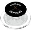 Hairstylist Hair Colorist Apparel Hairstylist Stained Hands Sharp Shears Cosmetologist PopSockets PopGrip per MagSafe