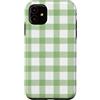 Checkerboard Aesthetic Gifts Custodia per iPhone 11 Scacchiera Quadrata Verde Menta A Scacchi