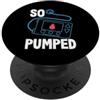 Diabetic Gifts Women Men Diabetes Awaren So Pumped I Pompa per insulina Diabetico Tipo 1 Consapevolezza del diabete PopSockets PopGrip Adesivo