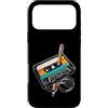 Vintage Cassette Tape and Pencil Rewind Custodia per iPhone 17 Pro Max Nastro a cassetta vintage a matita, stile nostalgico, anni '80 e '90