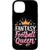 Flo Design Fantasy Football Outfits Custodia per iPhone 14 Fantasy Football Queen Women Fantasy Football Funny Women