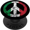 Italy Peace Flag Tees Bandiera della pace dell'Italia PopSockets PopGrip Adesivo