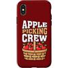 Apple Picking Season Fall Harvest Autumn Custodia per iPhone X/XS Apple Picking Crew Autunno Avventura Autunno Celebrazione Rac