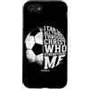 Soccer Philippians 4:13 Bible Verse Chri Custodia per iPhone SE (2020) / 7/8 Posso fare tutte le cose attraverso Christ Christian Soccer Player