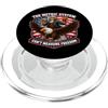 The Metric System Can't Measure Freedom Il sistema metrico non può misurare la libertà Funny American USA PopSockets PopGrip per MagSafe