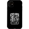 Mythology Cyclops Warrior Legend Custodia per iPhone 11 Ciclope Un Occhio Una Legge Una Ira Gigante Antico