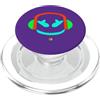 JETC-33 Divertente DJ Mallow's SmilingFace Flash Arancione PopSockets PopGrip per MagSafe
