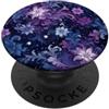 Purple Aesthetic Gifts Motivo floreale viola gotico antico vintage floreale PopSockets PopGrip Adesivo