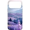 Purple Aesthetic Gifts Custodia per iPhone 17 Pro Max Lavanda Paesaggio Montagna Viola Natura Vista Panor