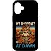 Owl Navigator Explorer Compass Custodia per iPhone 16 Noi Navigare All'alba Owl Compass Aviator
