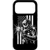 Funny Welder Welding Metal Worker Job Gr Custodia per iPhone 17 Pro Max Saldatore Bandiera Americana Saldatura Lavoratore di Metallo Lavoratore Ferro Uomini