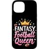 Flo Design Fantasy Football Outfits Custodia per iPhone 15 Fantasy Football Queen Women Fantasy Football Funny Women