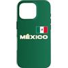 Mexico Flag Gifts for Mexican Patriots A Custodia per iPhone 16 Pro Messico, bandiera messicana, bandiera patriottica messicana, verde messicano