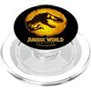 Jurassic World Dominion Amber Coin T-Rex Silhouette PopSockets PopGrip per MagSafe