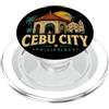 Philippines Souvenir Gift Vintage Cebu City Filippine viaggio souvenir regalo punto di riferimento PopSockets PopGrip per MagSafe